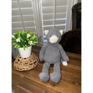 Jellycat Grey Bashful Sweetie Kitten Cat Stuffed Animal Plush 12"